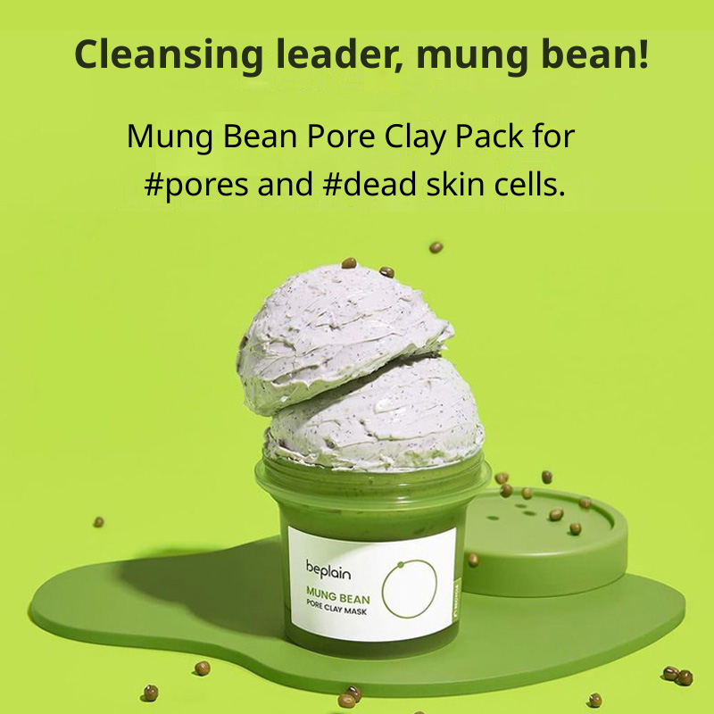 Beplain Mung Bean Pore Clay Mask (120ml) - Beplain Mung Bean Pore Clay Mask ig2